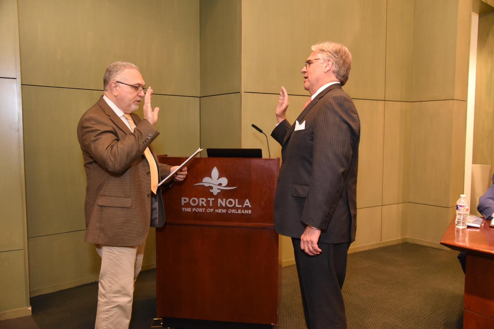 Governor Edwards Appointing William H Langenstein to the Board of Comissioners