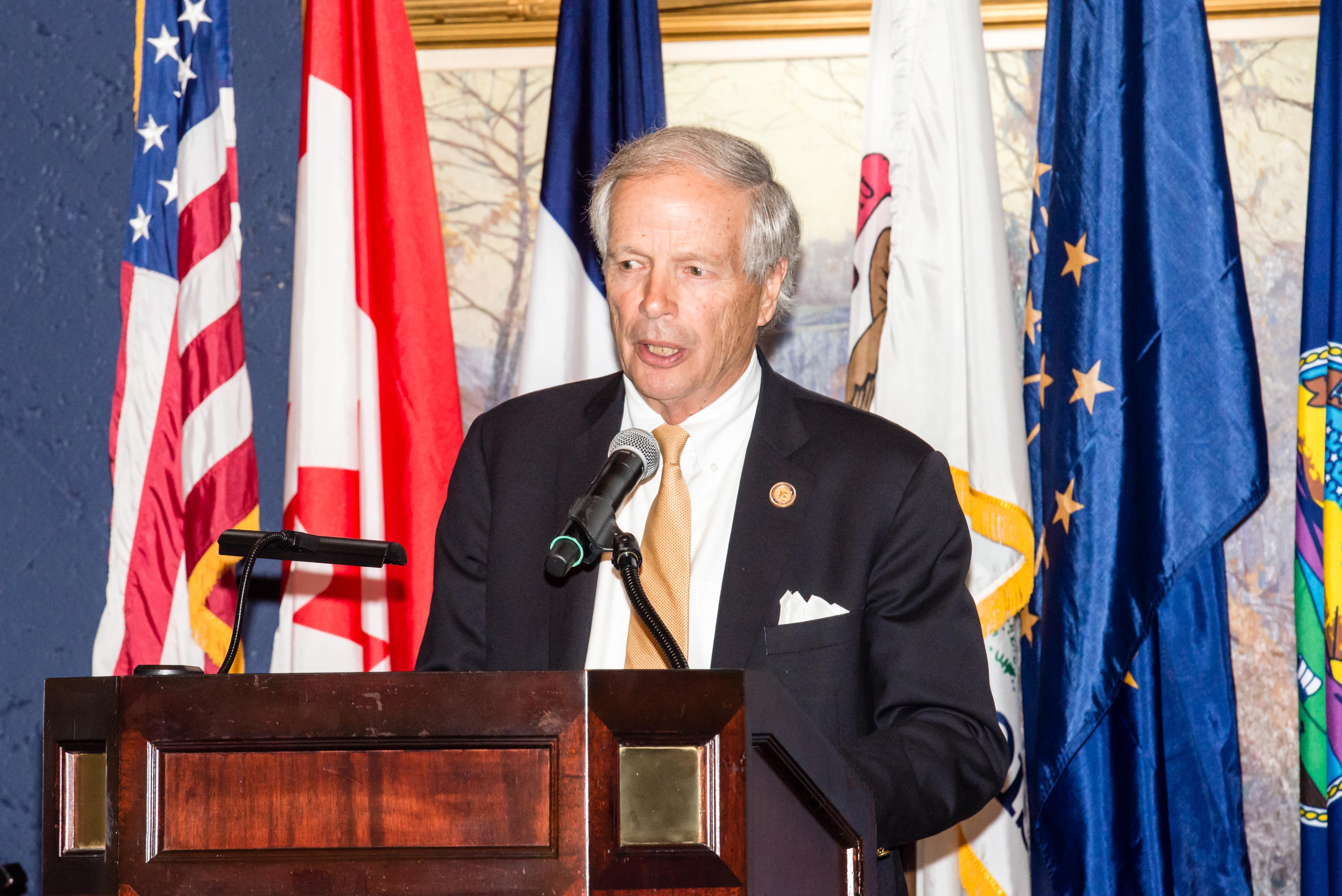 Michael W. Kearney at a podium