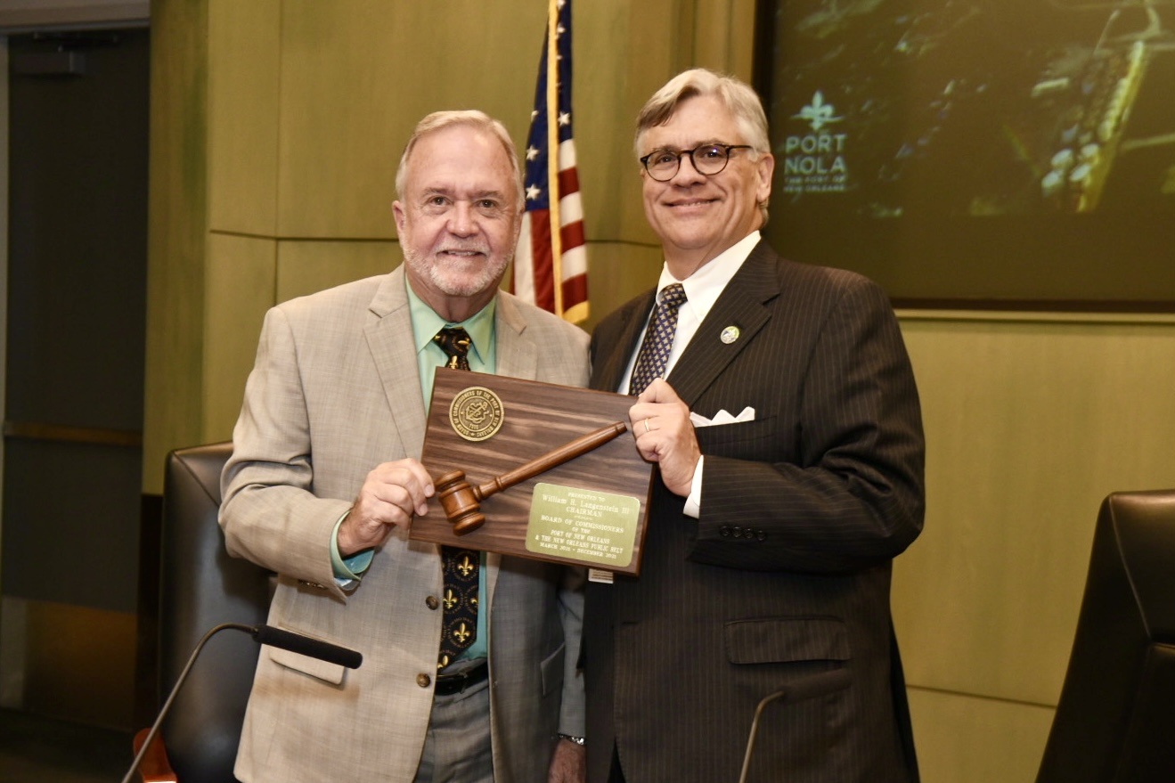 Incoming Chairman Charles H Ponstein Port NOLA