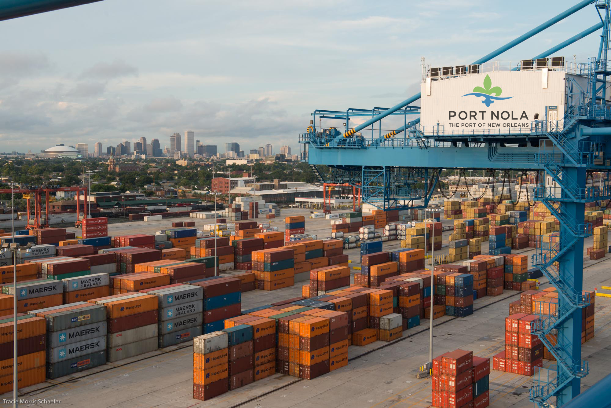 Port NOLA container yard